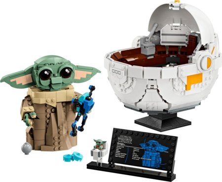 75403 LEGO® Star Wars™ Mandalorian Grogu™ lidojošajos ratiņos 
