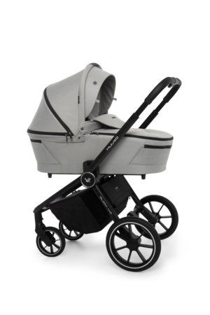 MUUVO Quick 4.0 ratiņi Steel Grey 2in1 SET MQ-W-STEEL-GREY-2W1-