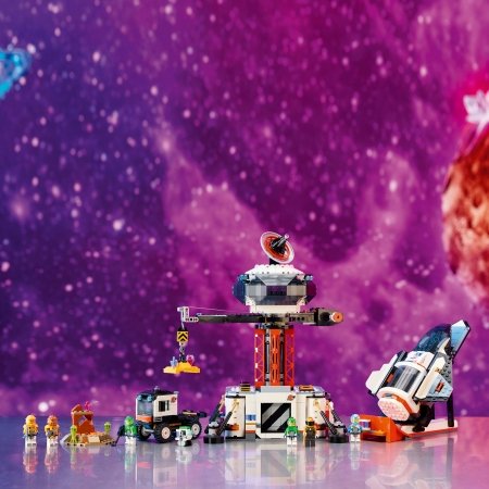 60434 LEGO® City Kosmosa Bāze Un Raķešu Pacelšanās Laukums 