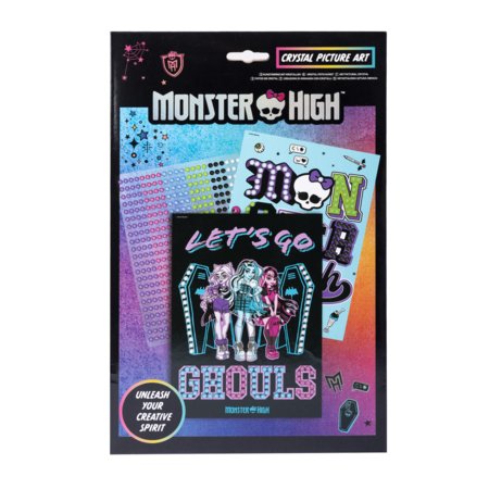 MONSTER HIGH kristāla attēlu māksls darbs, 71-0046 