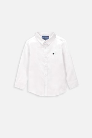 COCCODRILLO krekls ar garām piedurknēm ELEGANT BABY BOY, balti, WC4136102EBB-001-098, 98 cm 