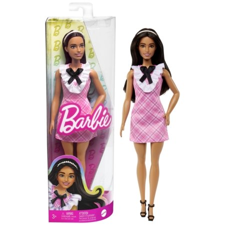 BARBIE Fashionistas lelle ar rūtainu kleitu, HJT06 HJT06