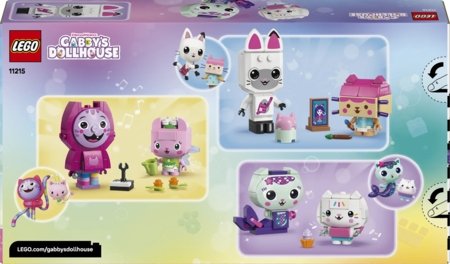 11215 LEGO® Gabby’s Dollhouse No klucīšiem būvēti Gabby draugi kaķi 