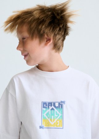 MAYORAL t-krekls ar īsam piedurknēm, white lemo, 6.036-29, 152  cm 