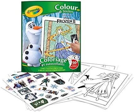 CRAYOLA radošais komplekts Color & Sticker, Disney Frozen 2, 04-5864G 