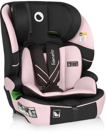 LIONELO autokrēsls LEVI FIX I-SIZE, Pink baby, 76-150 cm. 