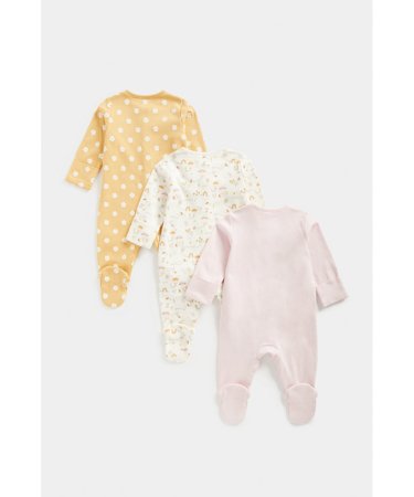 MOTHERCARE zīdaiņu kombinezons 3 gab., FB333 