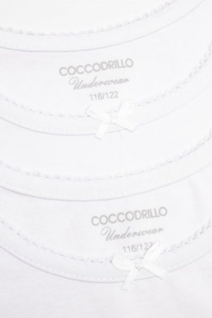 COCCODRILLO apakškrekls BASIC UNDERWEAR, balts, ZC1407202BAU-001 ZC1407202BAU-001-152