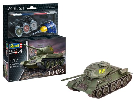 REVELL auto modelis - tanks T-34/85, 63302 