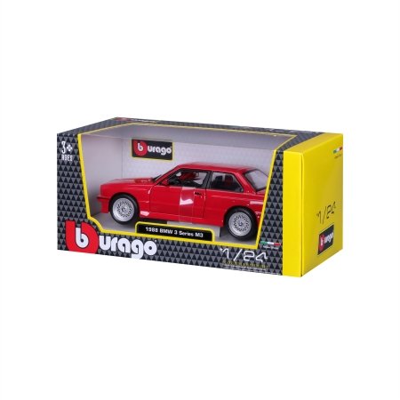 BBURAGO 1:24 Automašīnas modelis 1988 BMW 3 series M3, 18-21100 RD 