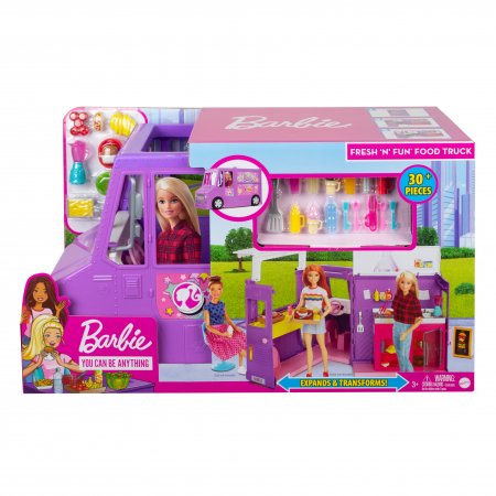 BARBIE pārtikas kravas mašīnu rotaļu komplekts, GMW07 GMW07