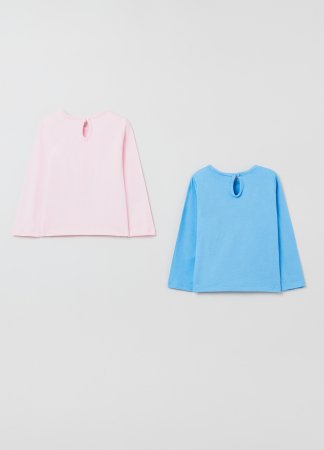 OVS t-krekls ar garām piedurknēm, 2 gab., 98 cm, 001441809 001441809