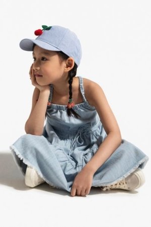 COCCODRILLO cepure ACCESSORIES SUMMER GIRL, zils, WC5364209ALG-014-054, 54 cm 