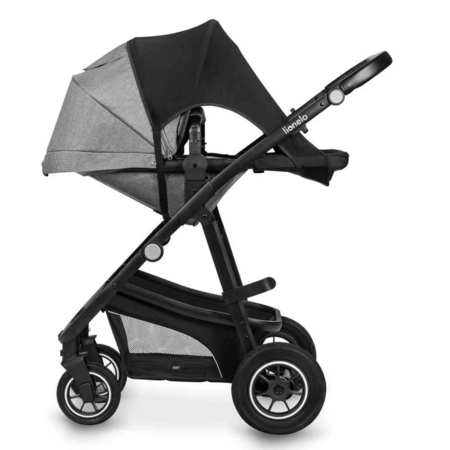 LIONELO ratiņu aizsardzība pret sauli, Black carbon, LO-STROLLER SUN COVER 