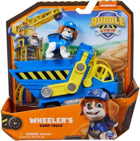 RUBBLE & CREW construction vehicle Wheeler's Dump Truck, 6066528 