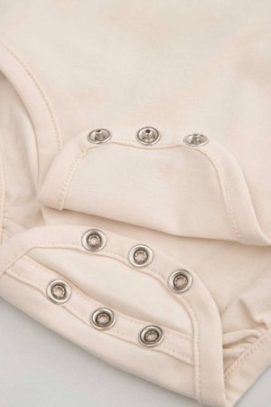 COCCODRILLO bodijs ar garām piedurknēm, smilšu krāsa, izmērs 