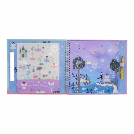 FLOSS AND ROCK Krāsošanas komplekts ar pārceļamiem zīmejumiem, Enchanted, 47P5981 