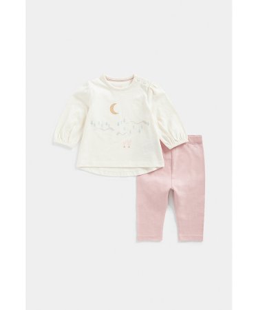 MOTHERCARE t-krekls ar garām piedurknēm un bikses, FE007 