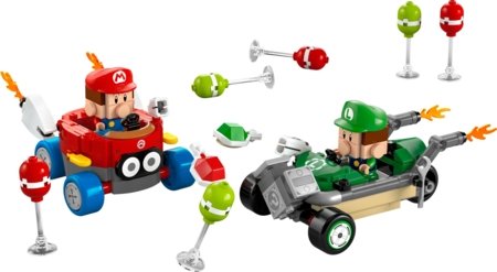 72034 LEGO® Super Mario Mario Kart™ – Baby Mario un Baby Luigi 