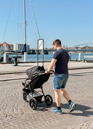 BABYTROLD ratiņi FREESTYLE, Black, 13-13S 