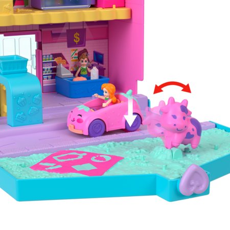POLLY POCKET komplekts zemeņu piena veikals, HRD45 
