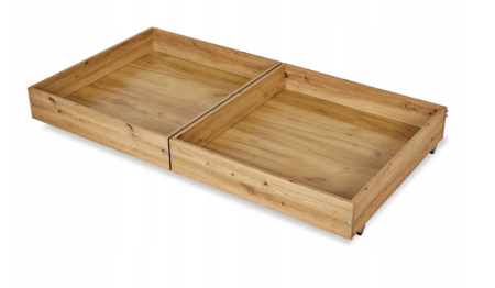 LITTLE SKY by KLUPŚ gultas atvilktne, 160x80 cm., Oak 