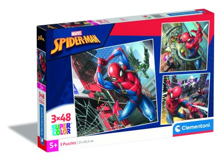 CLEMENTONI MARVEL SPIDERMAN puzle 3x48, 25316 