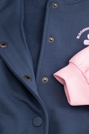 COCCODRILLO džemperis ar rāvējslēdzēju, tumši zils, WC6132201FGK-015-110 