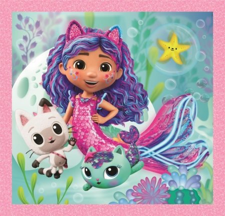 CLEMENTONI GABBY'S DOLLHOUSE puzle, 3x48 gab., 25002 