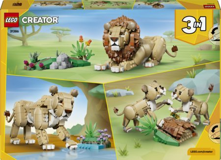 31386 LEGO® Creator Savvaļas dzīvnieki: Majestātiskais lauva 