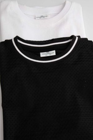 COCCODRILLO krekls ar īsām piedurknēm MONOCHROME BOY JUNIOR, krāsa, WC5143205MBJ-022-164, 164 cm 