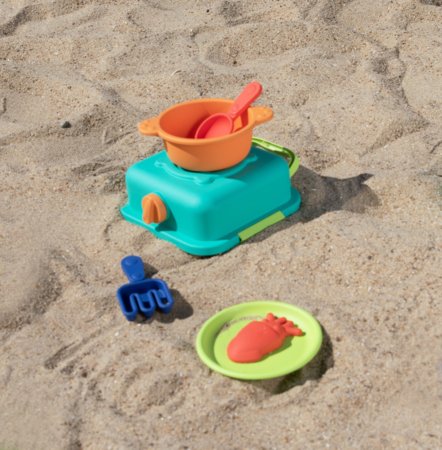 HAPE ēdienu gatavošanas smilšu rotaļlietu spēļu komplekts, E4106K 