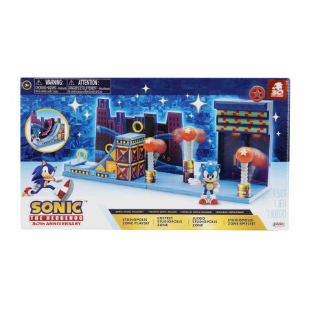 SONIC 2,5 collu rotaļu komplekts Studiopolis Zone, 406924-RF1 406924-RF1