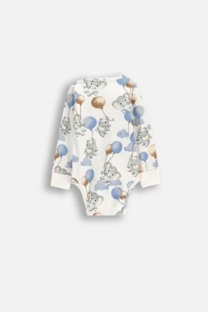COCCODRILLO krekls ar garām piedurknēm UNDERWEAR SPECIAL BOY, krēmveida, WC5412601USB-003-074, 74 