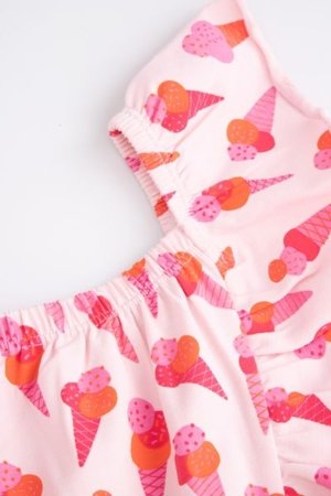 COCCODRILLO kleita ar īsām piedurknēm HAPPY RETRO GIRL KIDS, krāsa, WC5129301HGK-022-122, 122 cm 