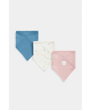 MOTHERCARE bib, 3 gab., FE018 onesize 