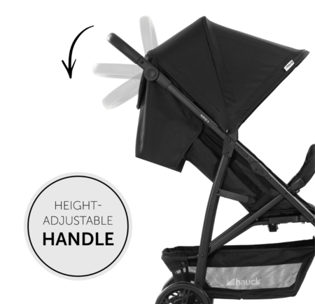 HAUCK ratiņi RAPID 4D, Black, 148457 