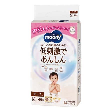 MOONY autiņbiksītes LOW IRRITATION, M, 6-11 kg., 46 gab, 