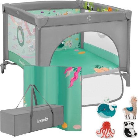 LIONELO manēža MILLE PLUS, Grey/Green 