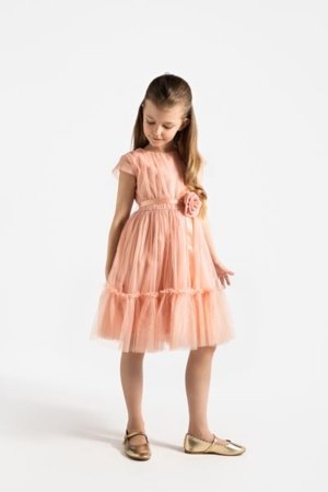 COCCODRILLO kleita ar īsām piedurknēm ELEGANT JUNIOR GIRL, rozā, WC5128207EJG-033-164, 164 cm 