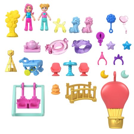 POLLY POCKET komplekts 35 gadu svinības vienradža ballīte, HYD96