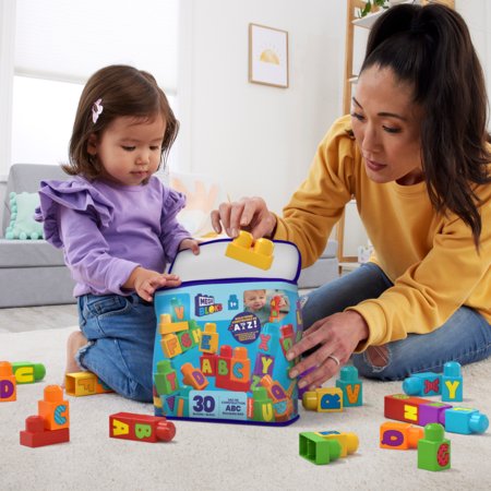 MEGA BLOKS FIRST BUILDERS soma ar alfabēta klucīšiem, HRR60 