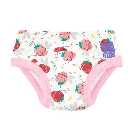 BAMBINO MIO atkārtoti lietojamas biksītes podiņmācībai 2-3 m., super strawberry, TP2-3SPR 