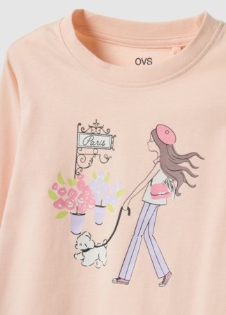 OVS t-krekls ar garām piedurknēm, 110 cm, 002558294 