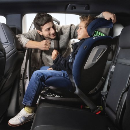 KINDERKRAFT autokrēsls I-GROW 2 PLUS, 40-150 cm., Navy, KCIGRO02NAVPL00 