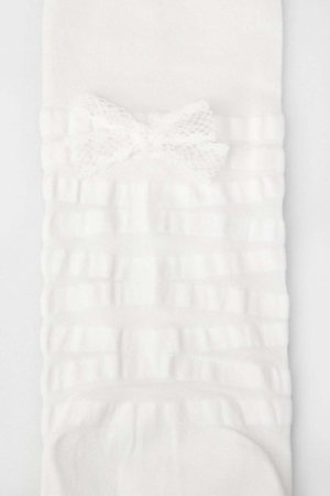 COCCODRILLO zeķubikses TIGHT MICROFIBRE COLORFUL, baltas, WC4380309TMC-001- 