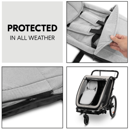 HAUCK ratiņu ieliktnis BABY LOUNGER 2, Grey, 669907 