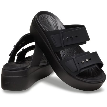CROCS sandales BROOKLYN melni, 207431-001 42,5 izmērs 