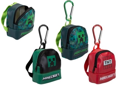 MINECRAFT piekariņš Micro Backpack 10cm. assort., 303705 