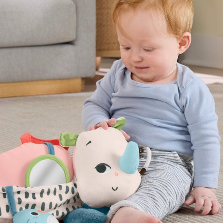 Fisher-Price plīša rotaļlieta Degunradzis, HYR55 